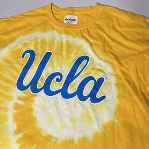 Pro Edge UCLA Bruins NCAA Tie Dye Yellow T-Shirt Size 2XL